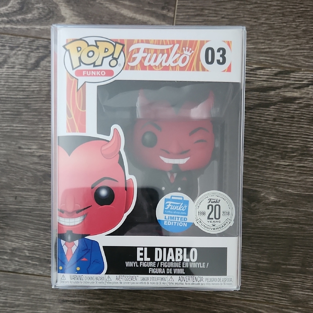 Funko POP #03  El Diablo Vinyl Figure Limited EDITION 20-year anniversary